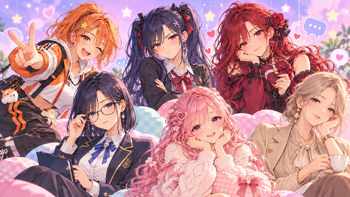 選べるキャラチャットで返信します 誰にも言えない気持ちに、3通の返信 イメージ1