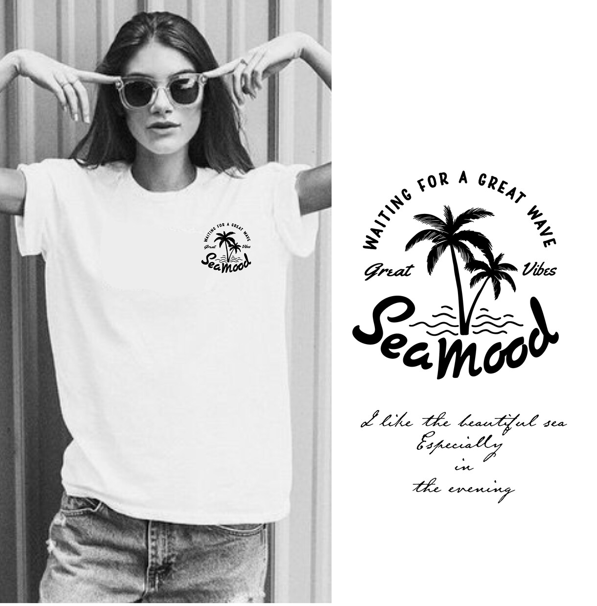 海をイメージしたロゴ・Tシャツデザインします ビーチやサーフをイメージしたブランド・ショップ様に最適です。 イメージ8