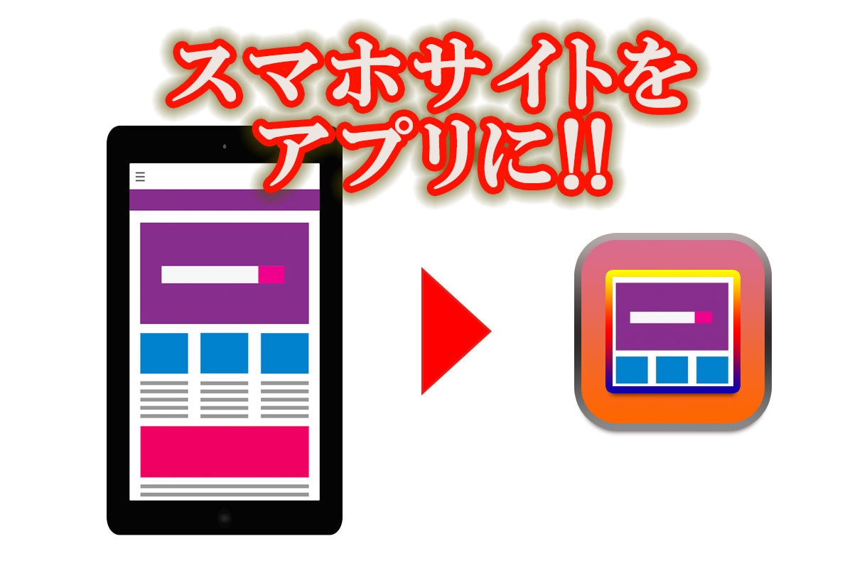 スマホサイトのAppStoreアプリ化を承ります 低予算でスマホアプリ化したいお客様におすすめです イメージ1