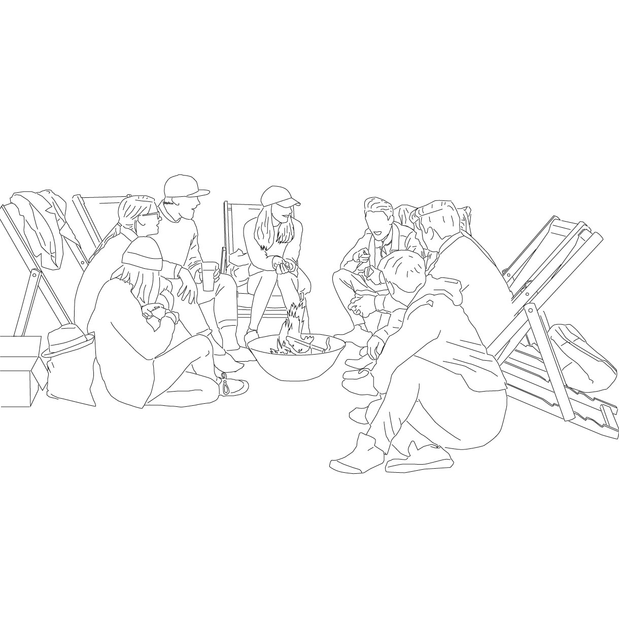 新登場！シンプルおしゃれな線画似顔絵描きます 【お好みに合わせた線画似顔絵作ります】使い方は無限大！！ イメージ6