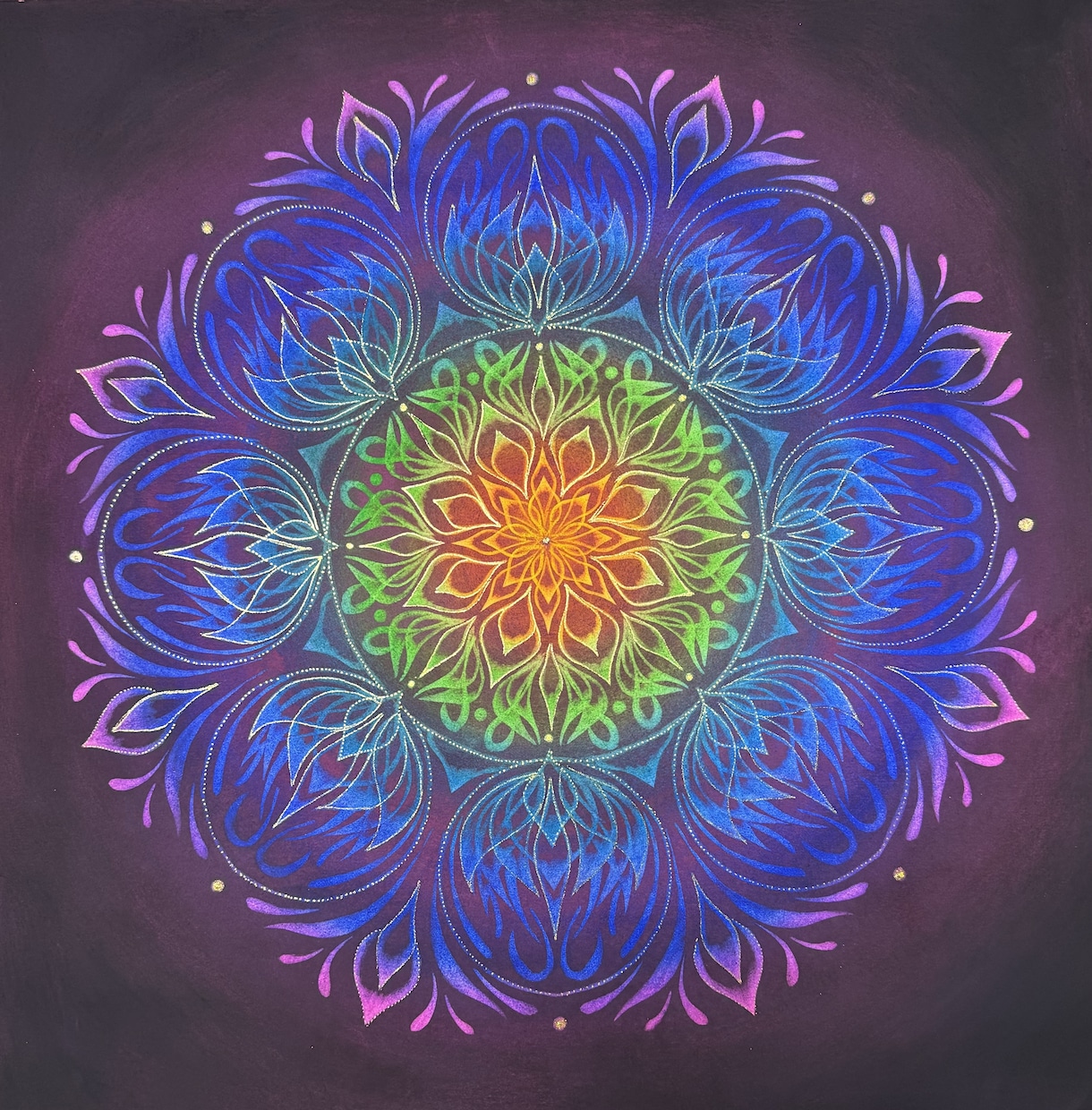 スピリチュアルアーティストが曼荼羅を描きます あなたのためのあなただけの曼荼羅を描きます。 イメージ1