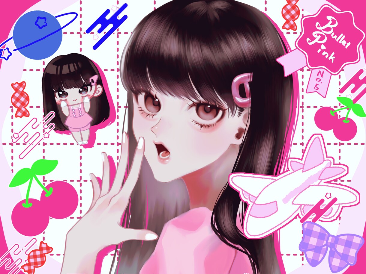 動画サムネイルなどのイラスト承ります 美少女、美少年イラストで再生数upを目指しませんか？ イメージ8