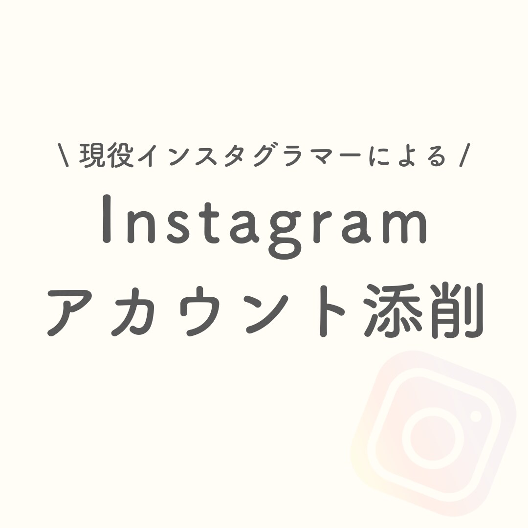 GW限定価格) インスタアカウント添削します 添削/インスタ運用/プロフィール/コンセプト設計/集客/投稿 イメージ1