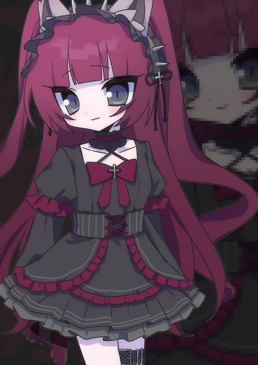 ふわふわかわいい等身イラストお描きします 動画やサムネイルなどにピッタリ イメージ1