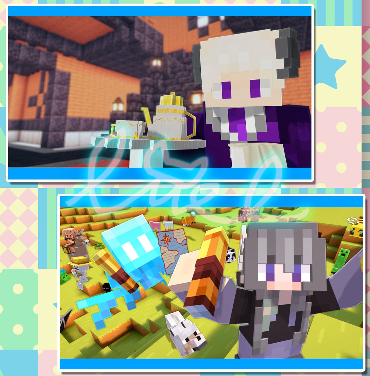 Minecraftの3D画像制作致します サムネイルやSNSヘッダーに自分だけの画像が欲しい方へ イメージ6
