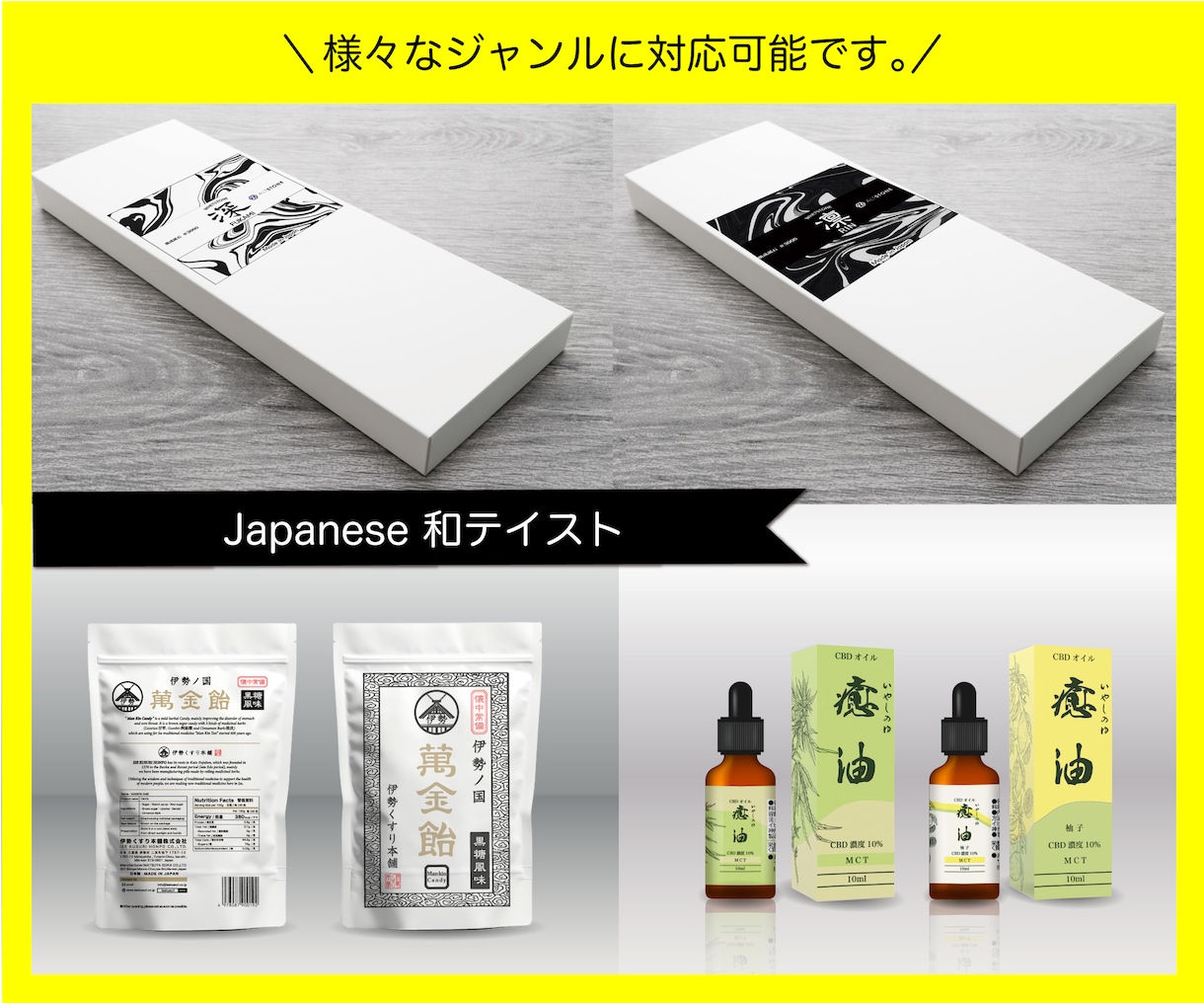 歴20年のプロが魅力を引き出すデザイン製作します 国内外のブランド、企業向けパッケージデザイン実績多数有り イメージ5