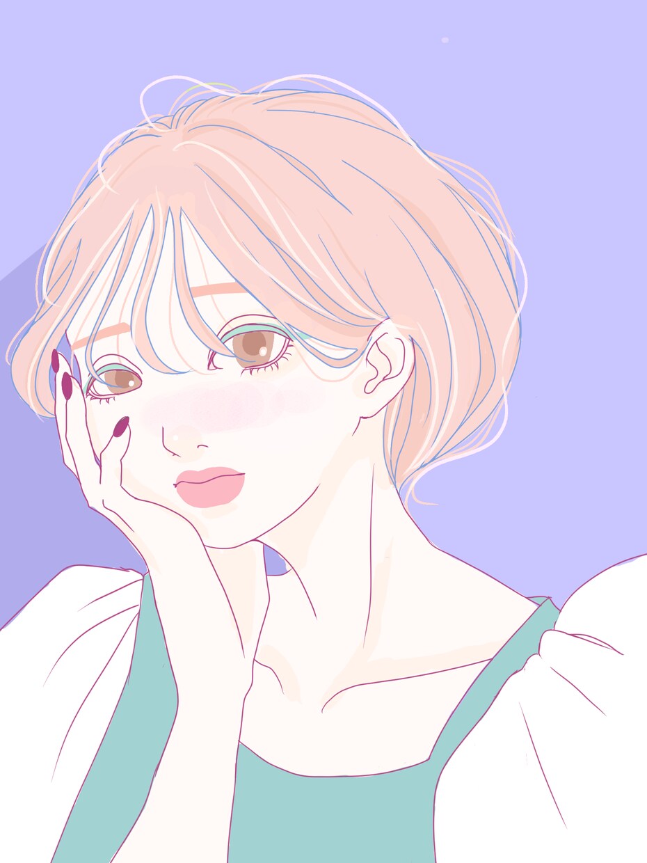 シンプルでおしゃれなアイコン・イラスト作成します 女性が得意ですが、男性も描けます イメージ1