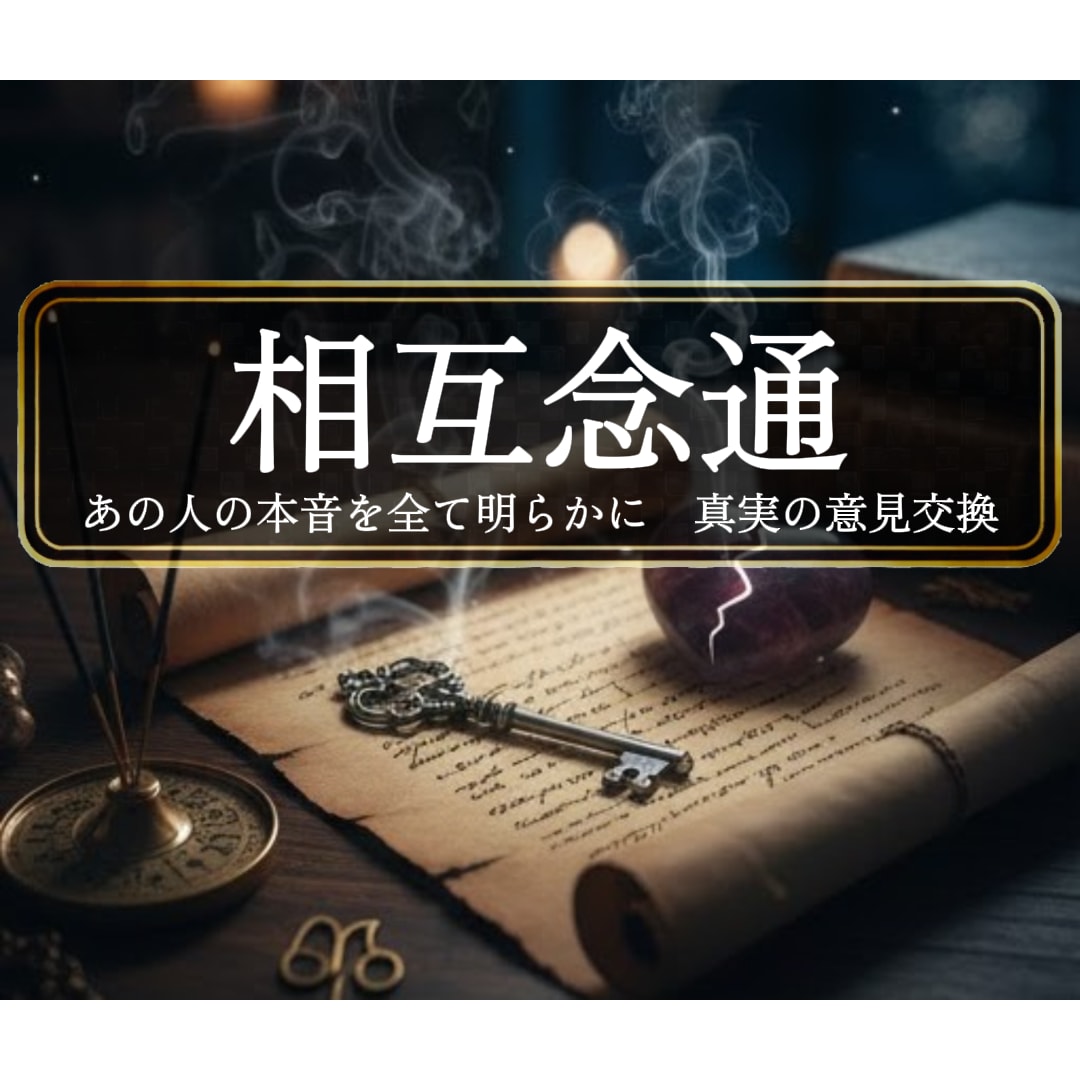 嘘のない心の会話＜相互念通＞あの人を丸裸にします ◆お相手様の全てを把握したい方◆＜ご依頼件数6122件超＞ イメージ1