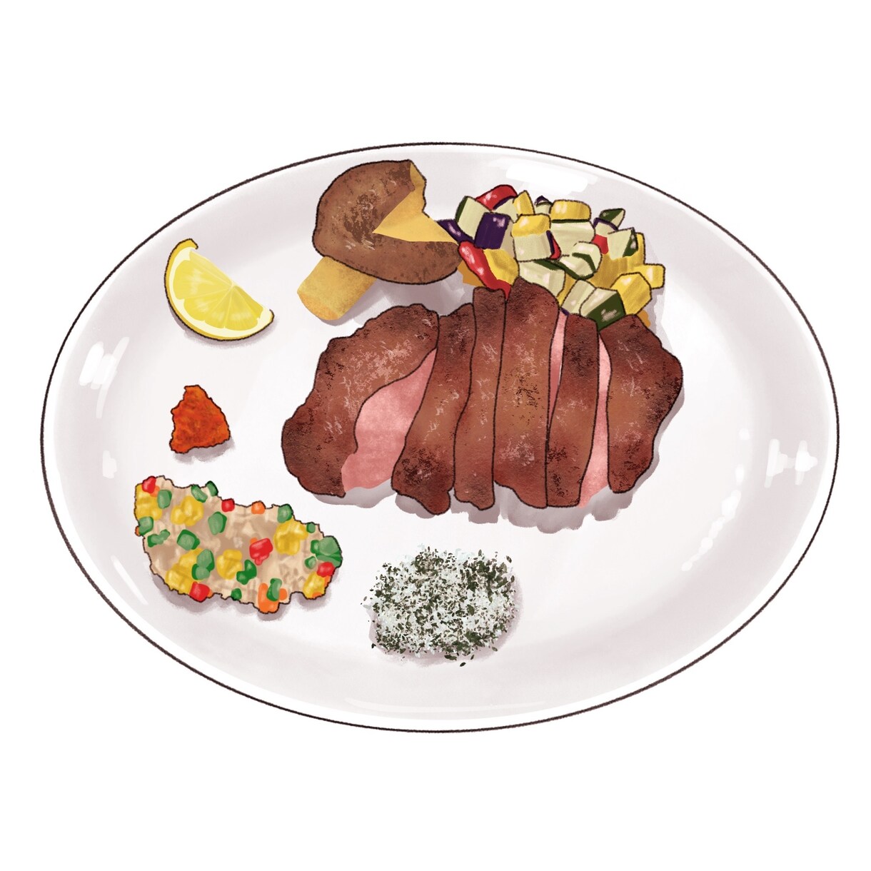 リアルタッチで繊細に描きます 実際にメニューを描く経験を生かして描かせていただきます。 イメージ3