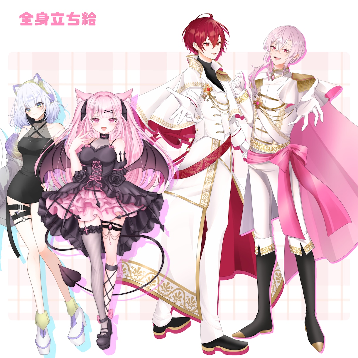 サムネイル・キービジュ✦一枚絵イラスト作成します 商用利用OK！サムネ・お披露目・キービジュなど♥ イメージ4