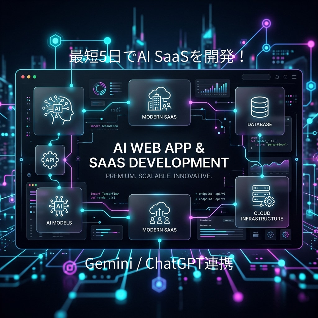 業務効率化AIツールを開発します ログイン・履歴保存・プラン制限付きのAIアプリを構築します イメージ1