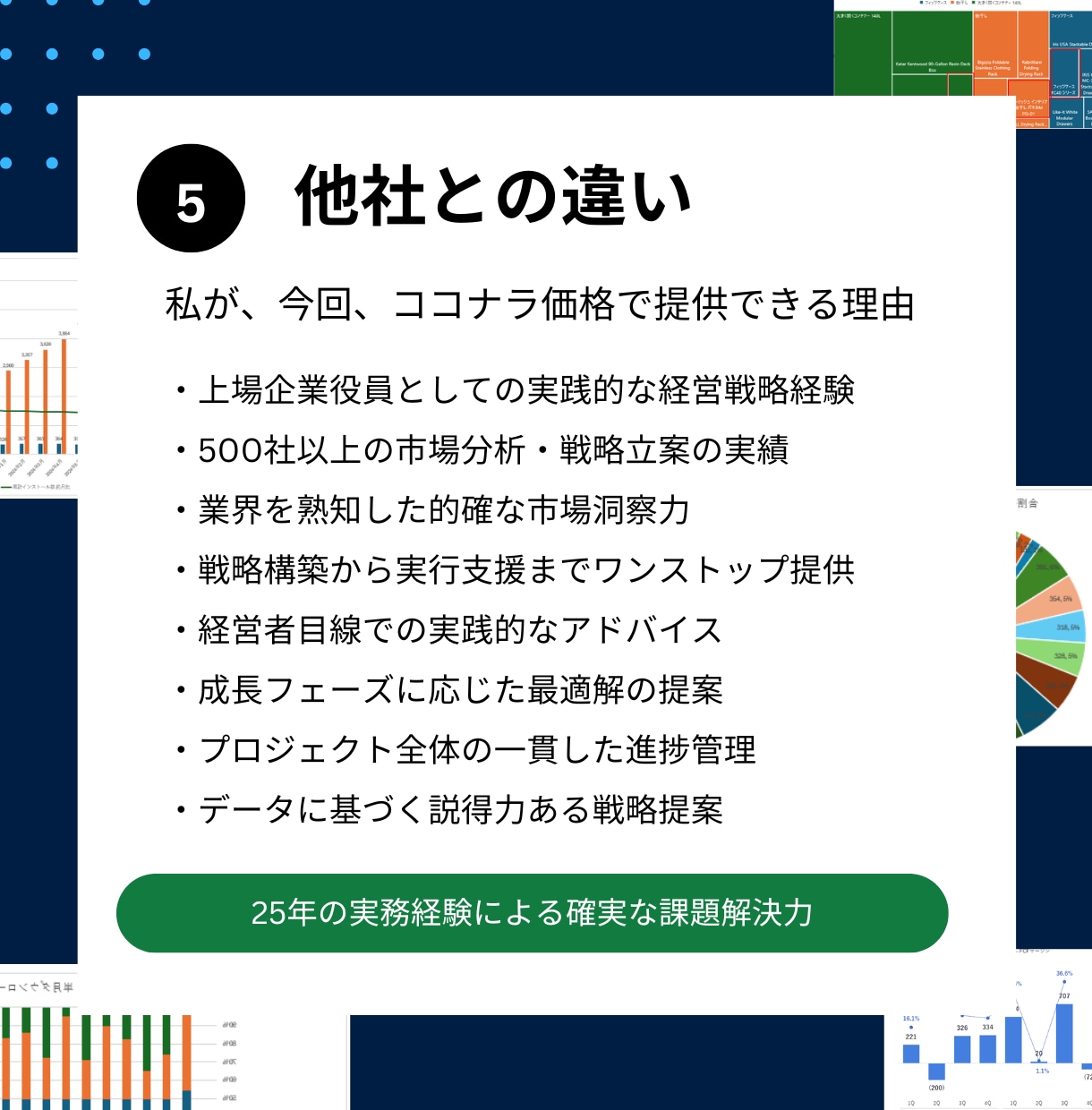 ブランド構築・競合分析・顧客分析を戦略支援します 25年の500社の実績で経営戦略視点で確かな支援します イメージ5