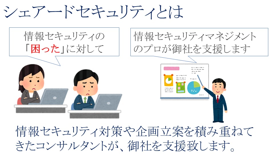 情報セキュリティで安心・安全を支援します 情報セキュリティのことならどのようなことでもご相談ください。 イメージ1