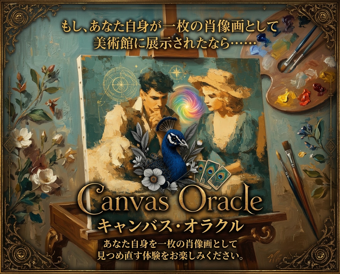 あなた自身を肖像画として読み解きます あなたの心の奥にある本音が 一枚の肖像画になる解説型オラクル イメージ1