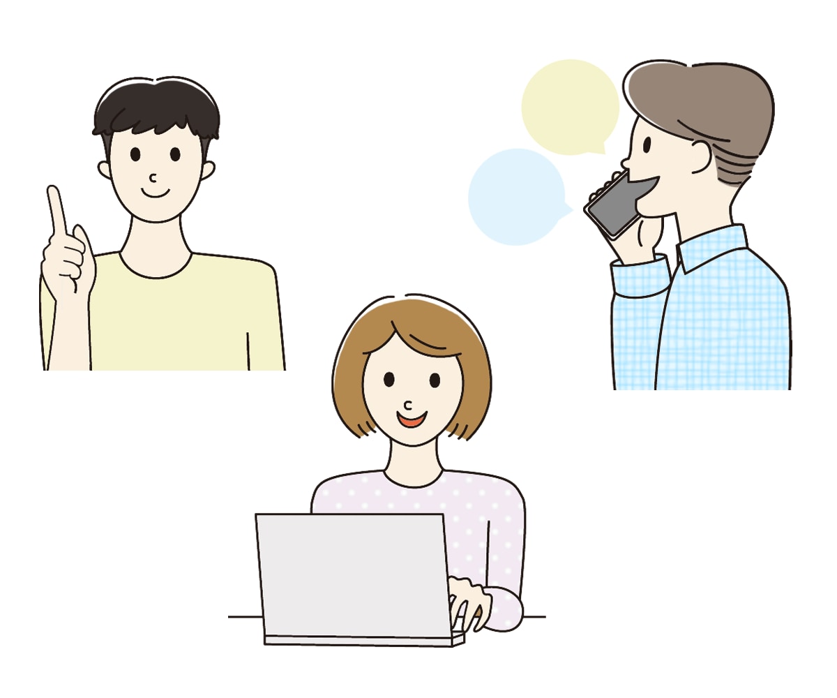 商用可｜人物イラスト3点作成します 上半身までの人物イラスト３点まで作成します イメージ2