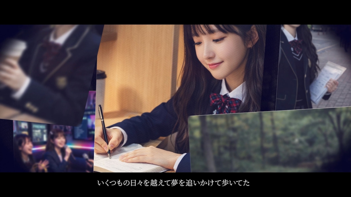 AIで二人の歌を! 世界に一つの結婚式ムービーます Netflix風シネマティック動画!二人の物語をAIの歌に！ イメージ4