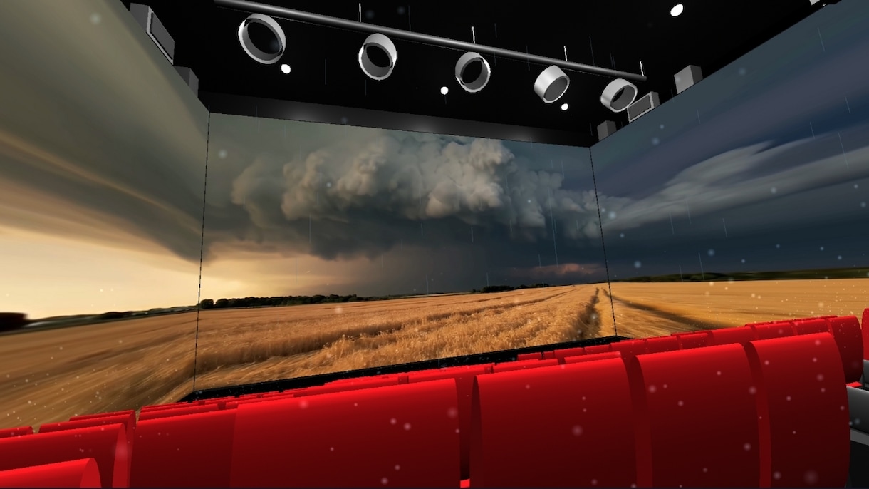 あなたの動画を4D映画風に上映した映像を作成します 映画館のような臨場感を動画で再現 イメージ4