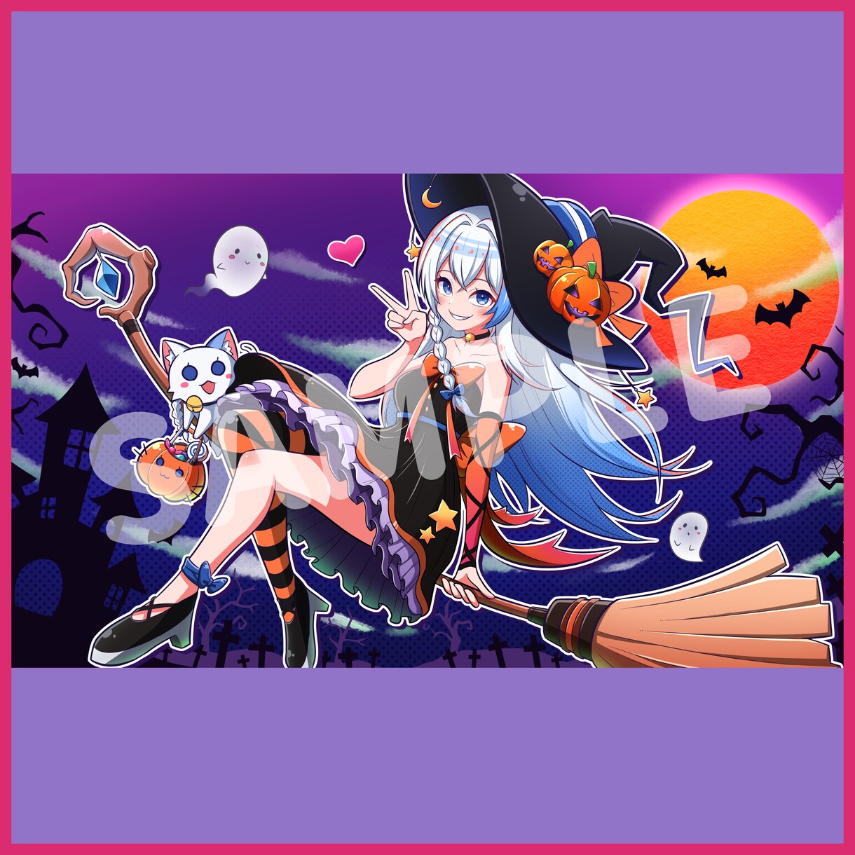 キャラの立ち絵や1枚絵を制作します かわいいイラストなら任せて下さい！！ イメージ6