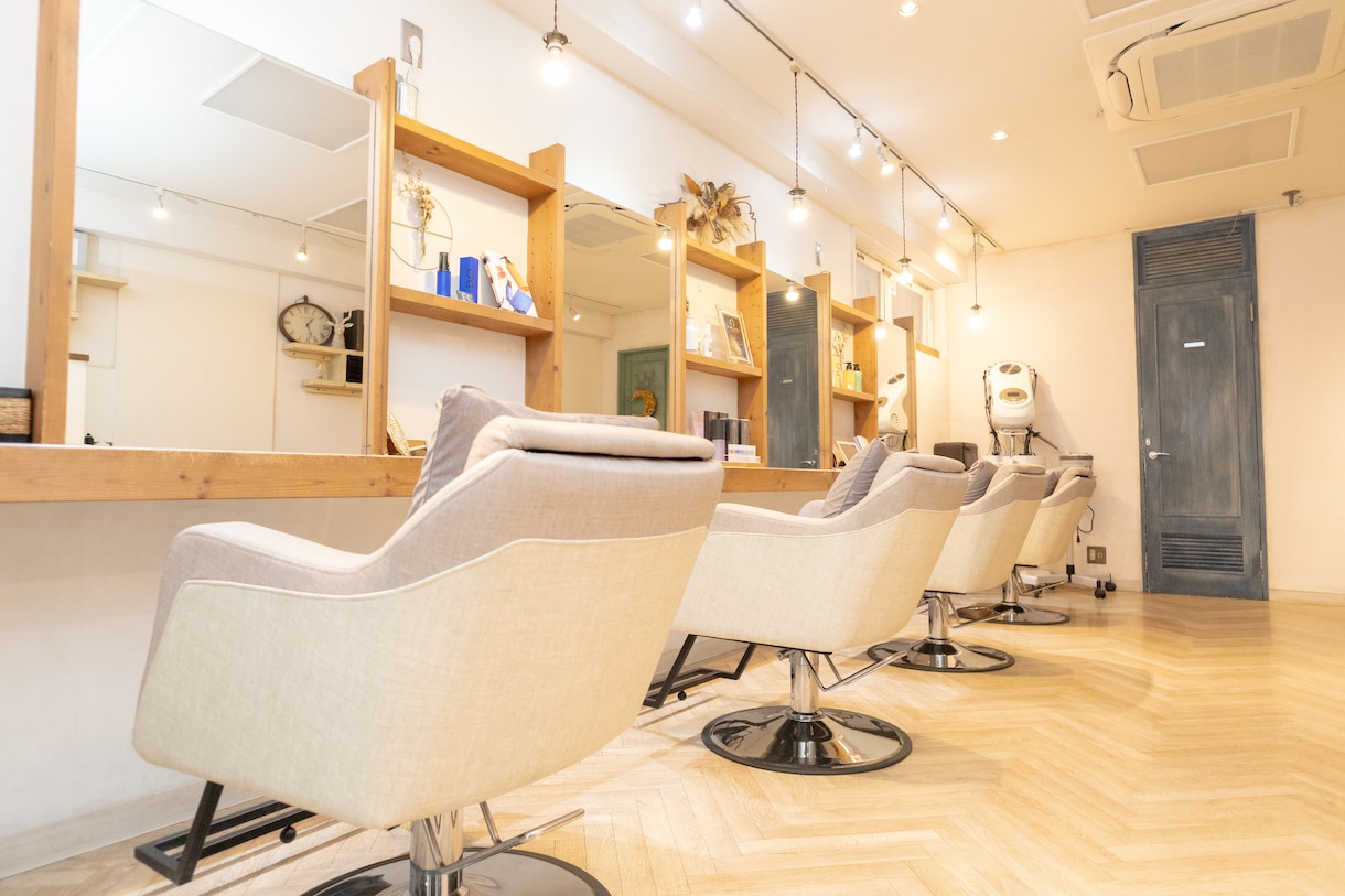 美容室◎HP・クーポン用ヘアスタイルなど撮影します ストロボ2灯使用のヘアスタイル撮影。内観撮影のオプション◎ イメージ10