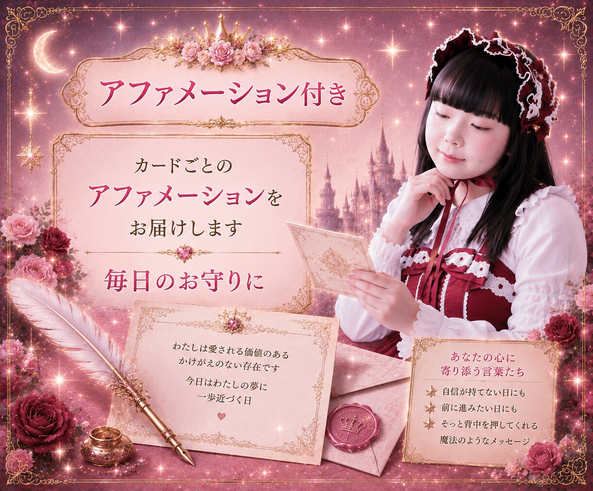 プリンセスオラクルで今のあなたへメッセージ届けます 心の中のプリンセスを目覚めさせるカード イメージ8