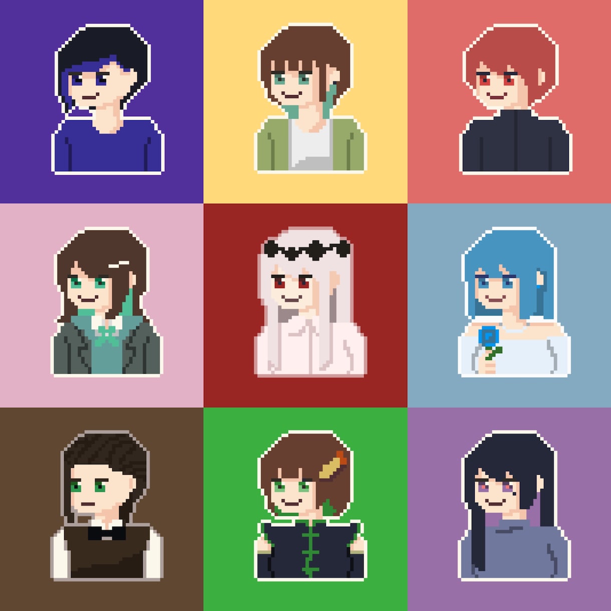 アイコンやグッズにピッタリのドット絵つくります あなたにぴったりのドット絵をつくります❕ イメージ1