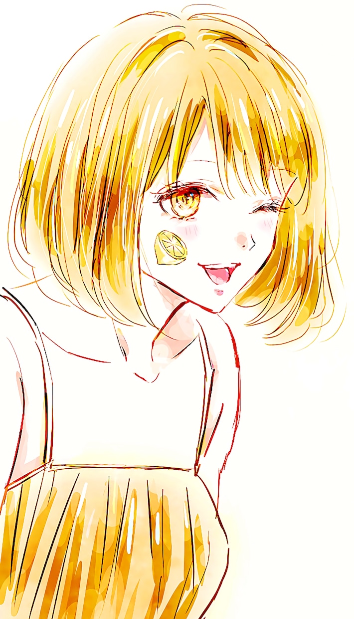 少女漫画風に似顔絵を描きます ご自身のアイコンやヘッダーに＊ イメージ1