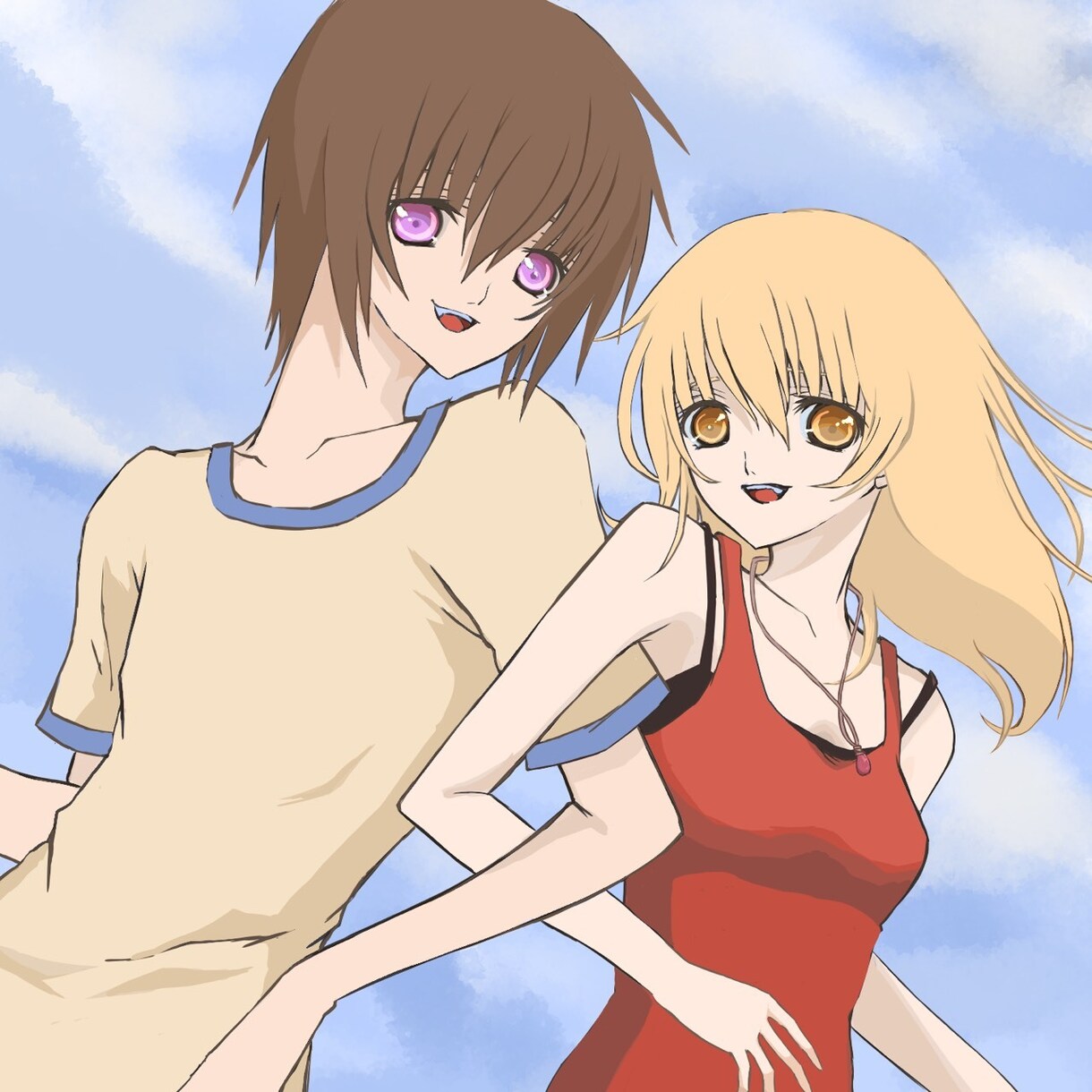 可愛い女の子や男の子のキャラクターを描きます 可愛い女の子や男の子が得意です。かっこいい絵柄もかけます。 イメージ4
