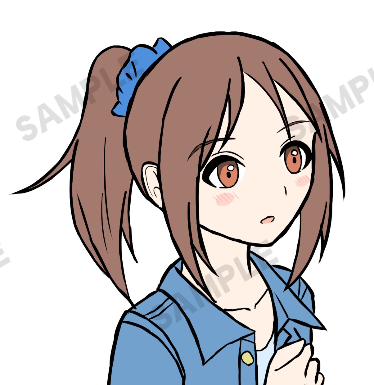 SNS用アイコン描きます 女の子のアイコンイラスト描きます！ イメージ4