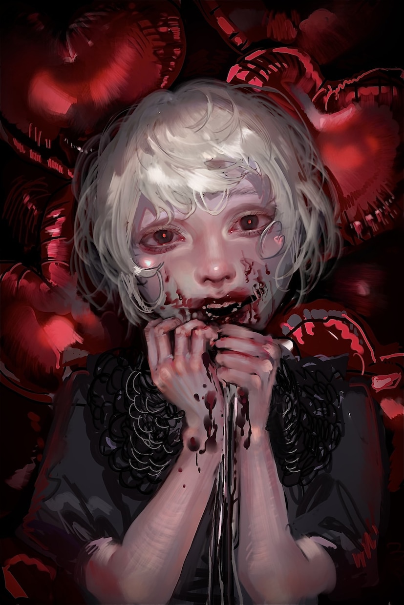 歌ってみたなど、刺さるイラスト制作致します キャラクターが「そこにいる」かのようなイラストを描きます イメージ1