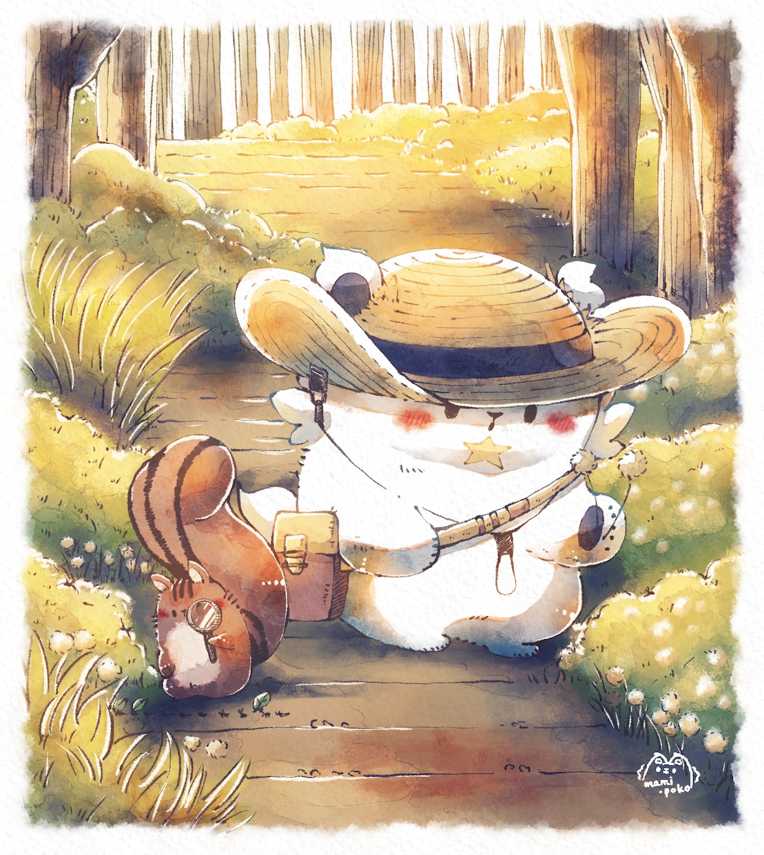 可愛い動物キャラクター、アイコンお描きします デジタルイラストでふんわり絵に仕上げます イメージ10