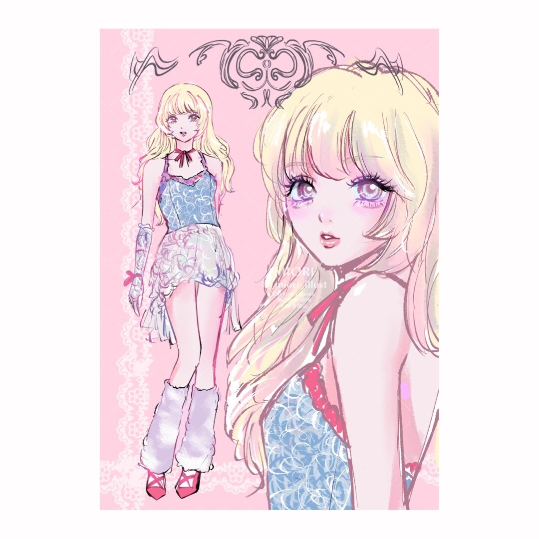オシャレで可愛いイラスト描きます アイドル・グッズ・Vtuber・配信用・生誕祭・イベント イメージ3