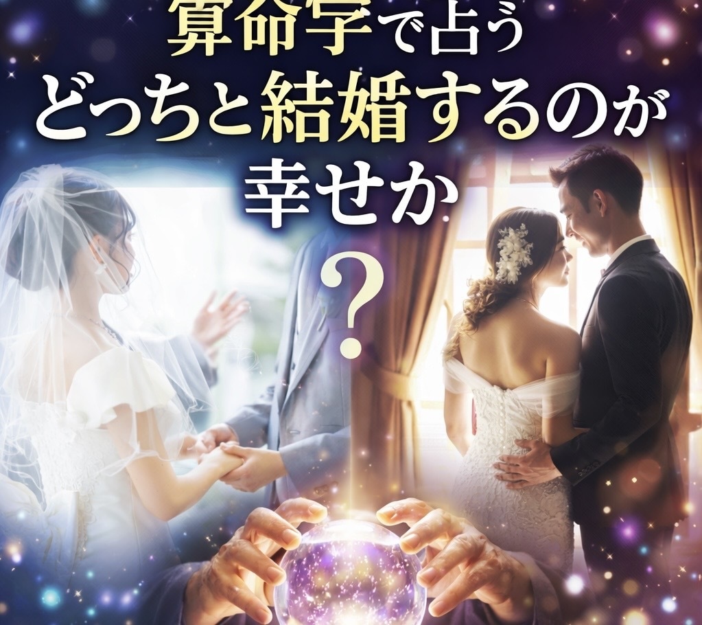 算命学でどちらが結婚相手にいいか、しっかり見ます 超辛口です。相性（跡継ぎ？家業？婿養子？仕事のパートナー？） イメージ1