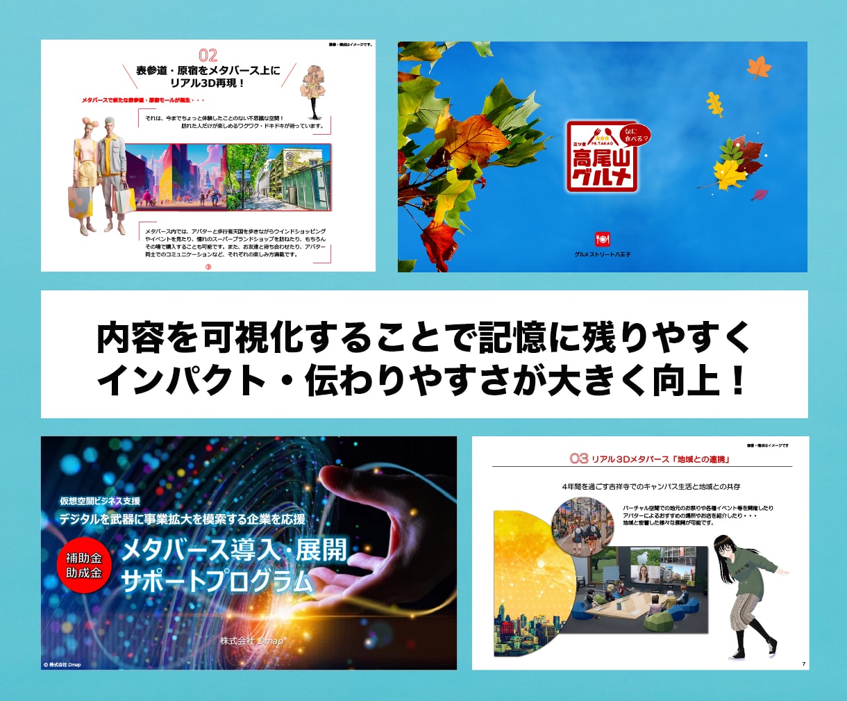 ひと目で内容が伝わるビジュアルパワポ資料作ります 8つのアプリ連携で内容を可視化する表現が得意です。 イメージ3