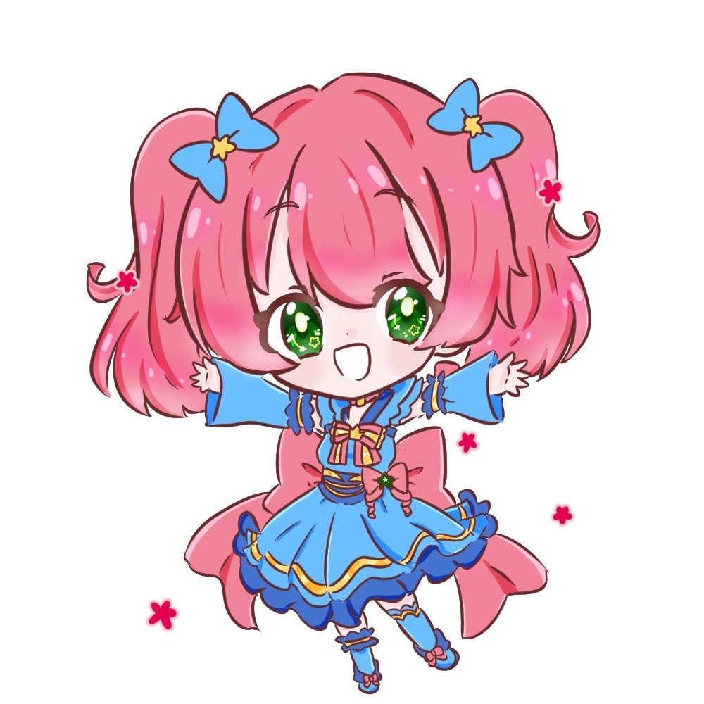デフォルメイラストやTwitch用スタンプ作ります Twitch用スタンプとデフォルメイラストの作成をします。 イメージ4