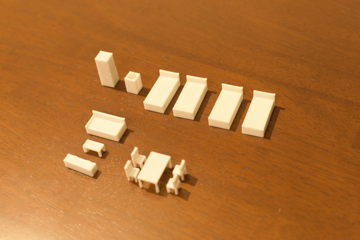 図面から住宅模型(白/カラー)を3Dプリントします 建築前に、間取り、動線など、確認しておきたい方、ぜひ！ イメージ8