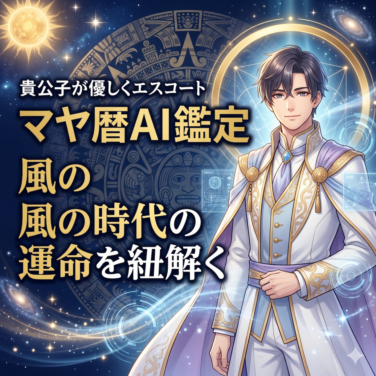 マヤ暦AI鑑定｜風の時代の運命を紐解きます ご縁を結ぶ特別価格500円（６月１４日まで） イメージ1