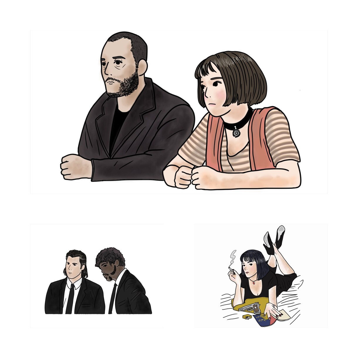 写真（人物・ファッション）を線画イラストにします 似顔絵やSNSアイコンにどうぞ イメージ3