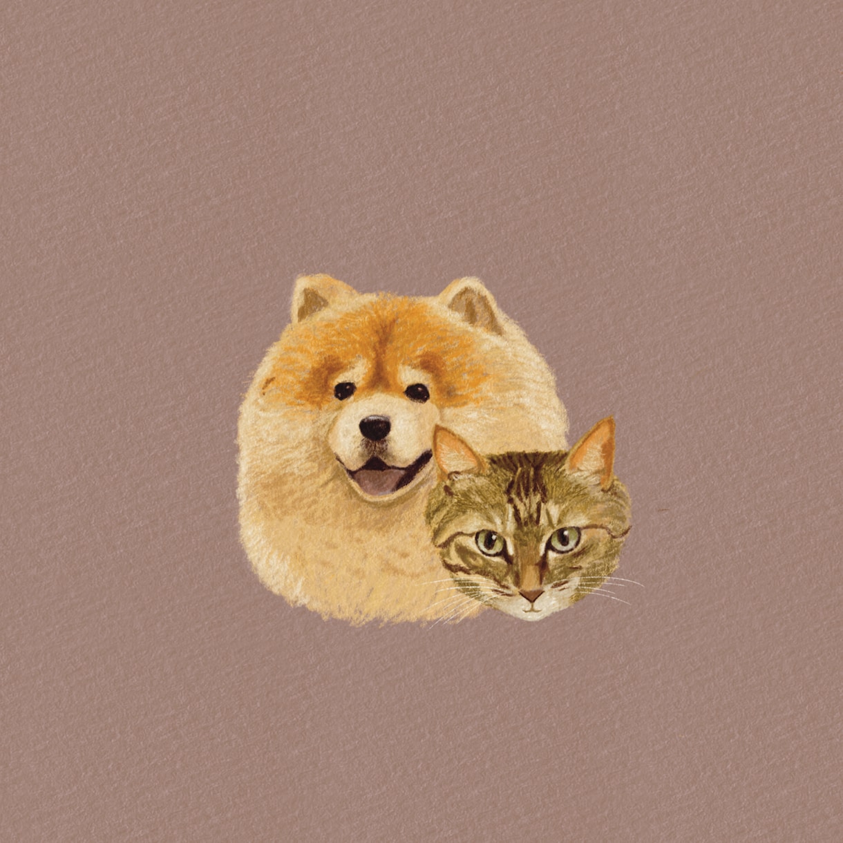 思い出に残る心温まるペットちゃんのイラスト描きます 写真とはまた違うほんわか可愛い温かみのあるイラストです イメージ7