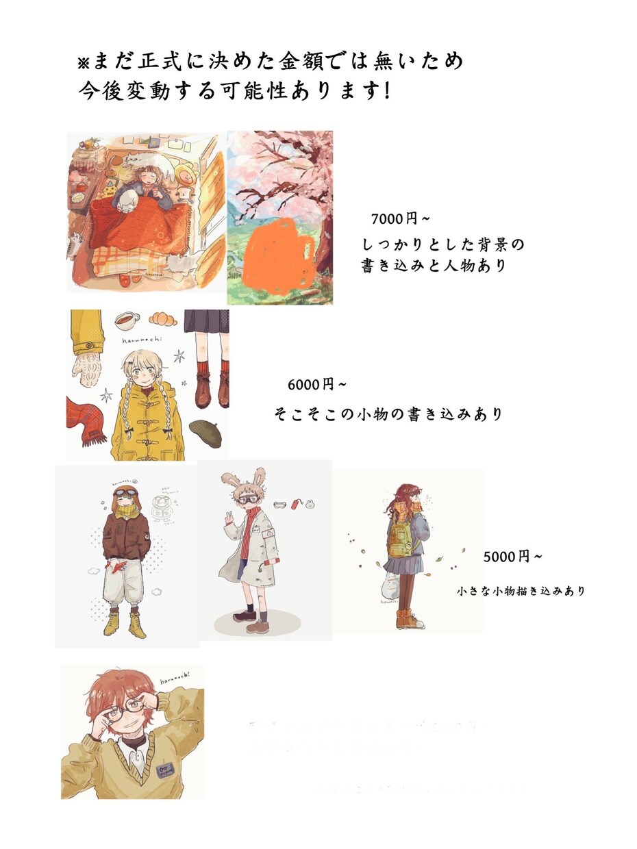 動画のサムネや曲の一枚絵などを描きたいます 相互さん限定お試しのものです！ イメージ1