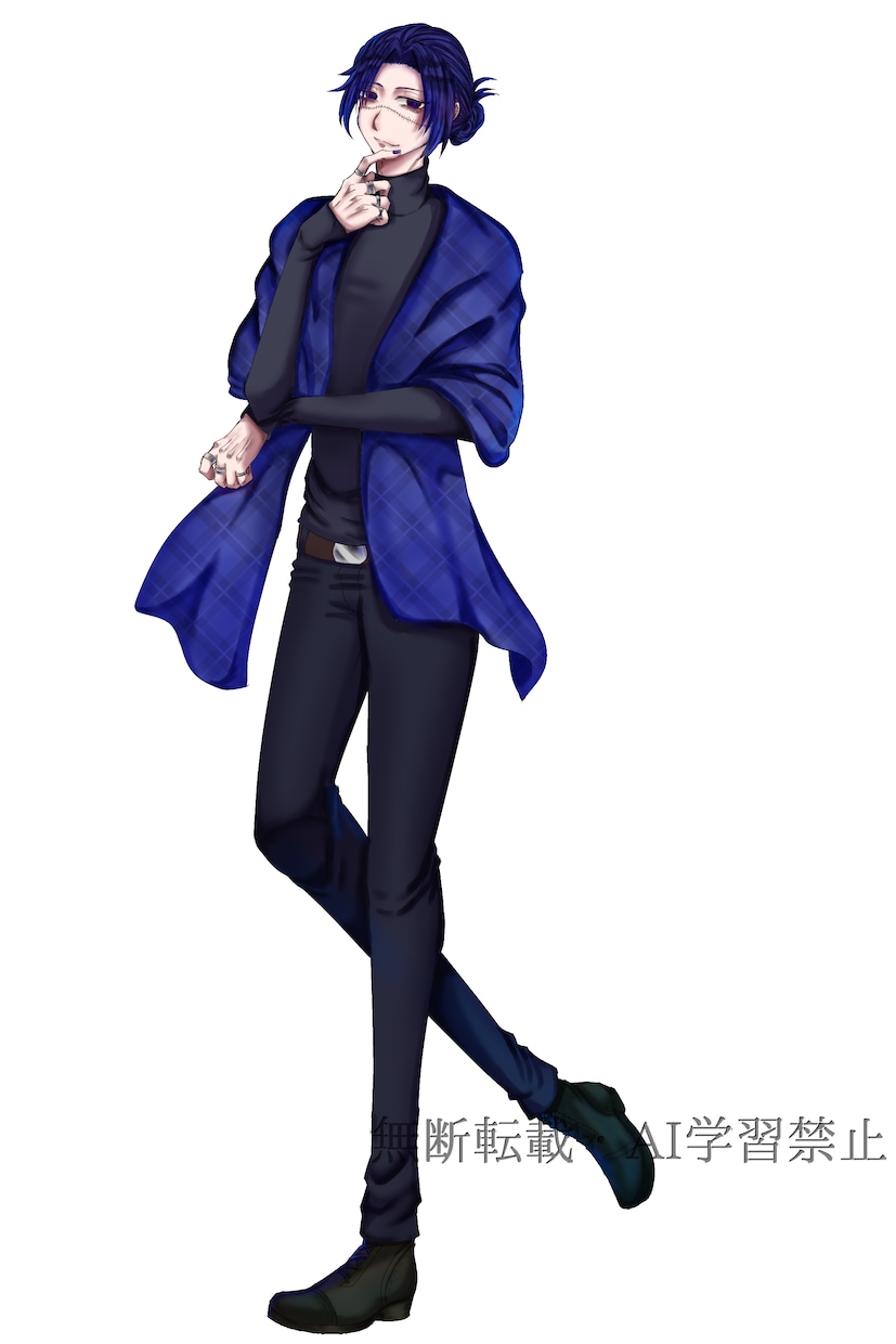 アイコンやTRPG用の立ち絵を書きます アニメ塗り・グリザイユ画法をメインにかかせていただいてます! イメージ7