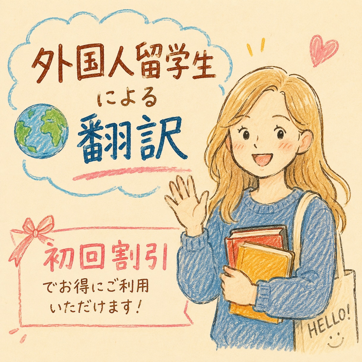あなたの想いを言葉の壁を超えて翻訳します あなたの伝えたい想いを伝えるお手伝いをします！ イメージ1