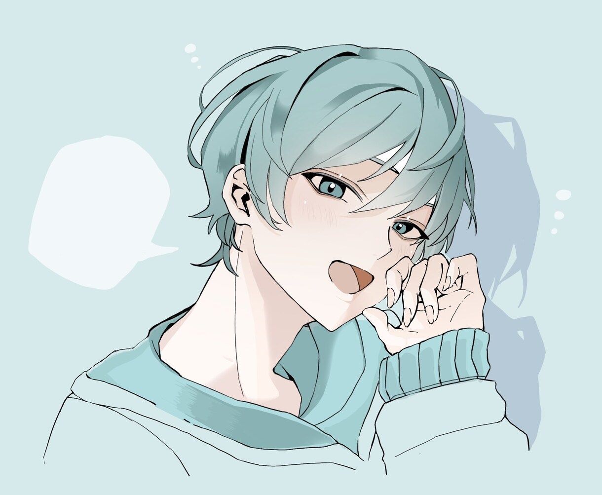 オリジナルキャラクターのイラスト制作を承ります 全身も顔面アップもお任せ下さい イメージ9