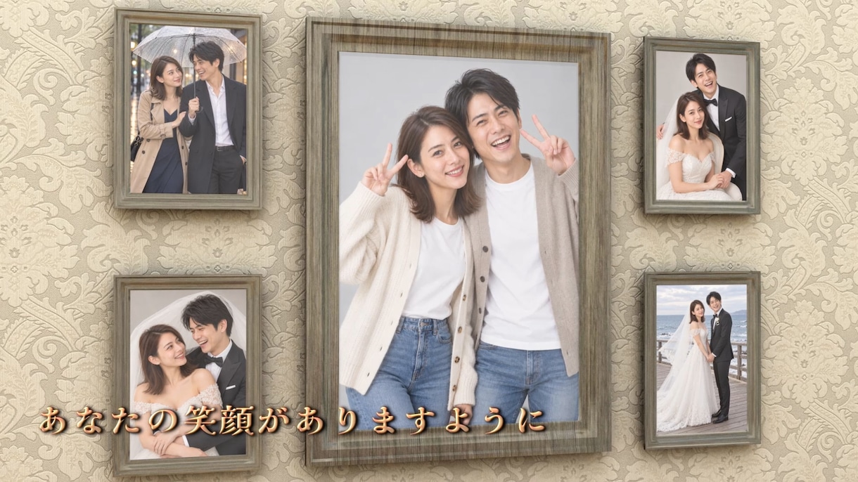 お城と薔薇の結婚式オープニング制作します 蝶に導かれ、ふたりの物語が動き出す。 イメージ10