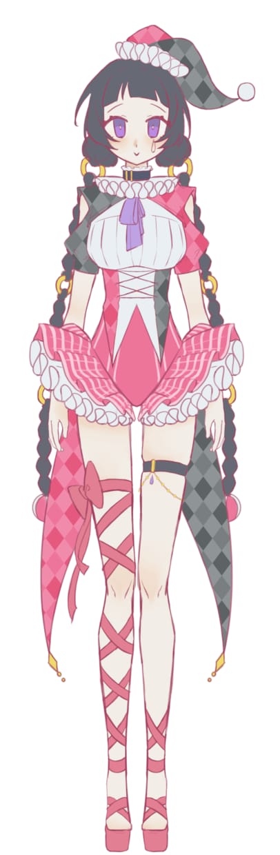 世界観のあるオリジナルキャラや立ち絵を描きます 配色やモチーフまで丁寧に制作します イメージ3