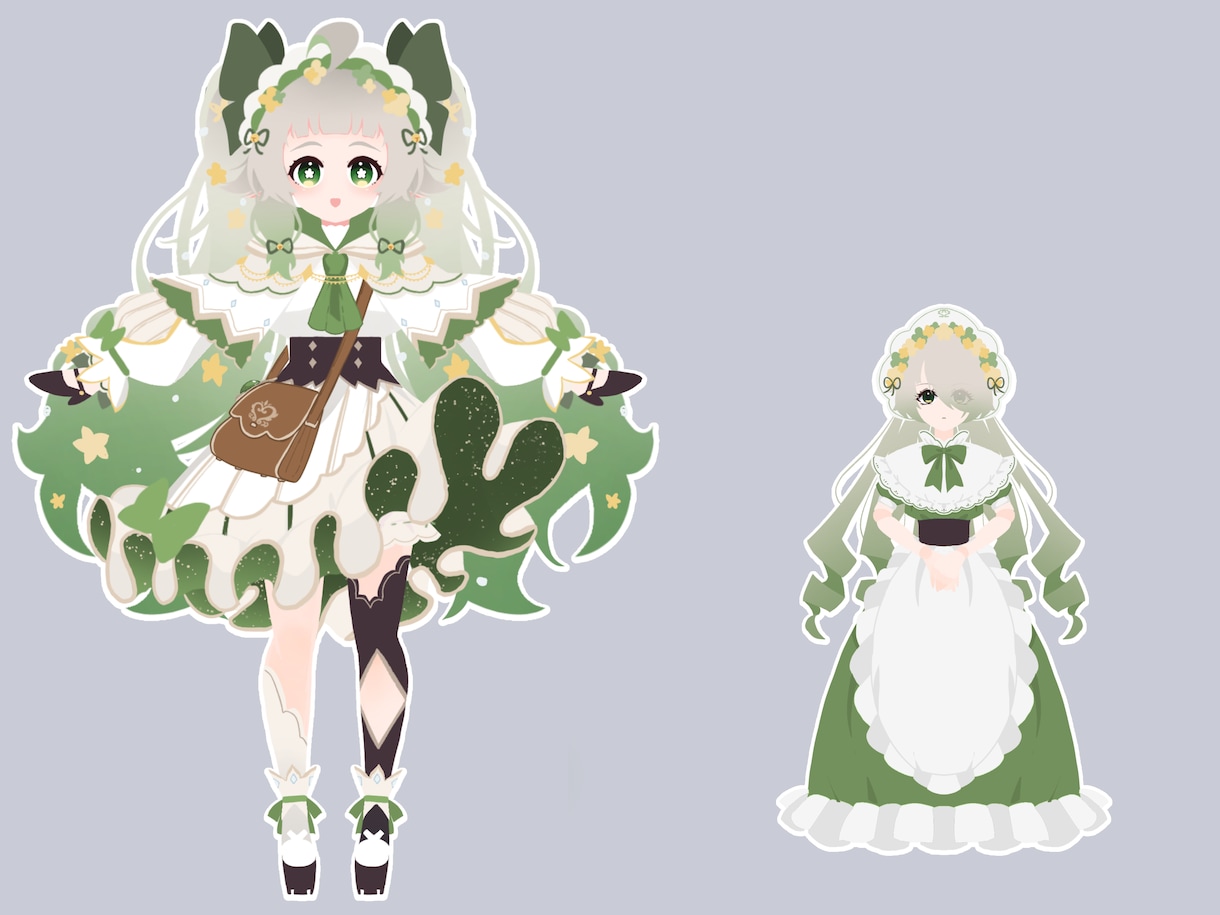 イリアム対応‼️かわいい女の子のキャラデザします 小さい女の子から少女まで‼️あなた好みのキャラデザします‼️ イメージ10