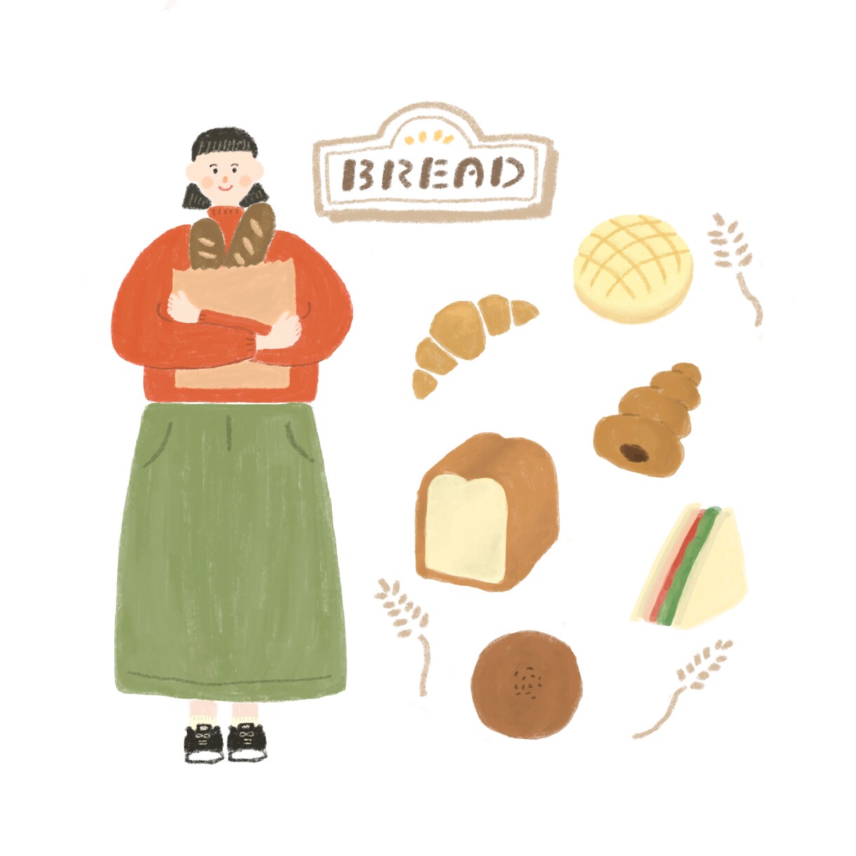 ほんわか優しいイラスト描きます ご使用用途・目的に合わせて、手描き風のイラストを描きます♪ イメージ3