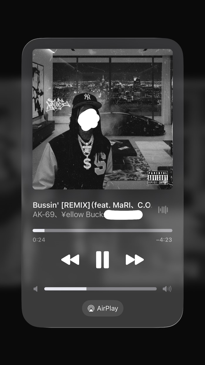 HIPHOP風アルバムアートワークを作成します 依頼主様が写っている写真1枚からアートワークを作成致します。 イメージ3