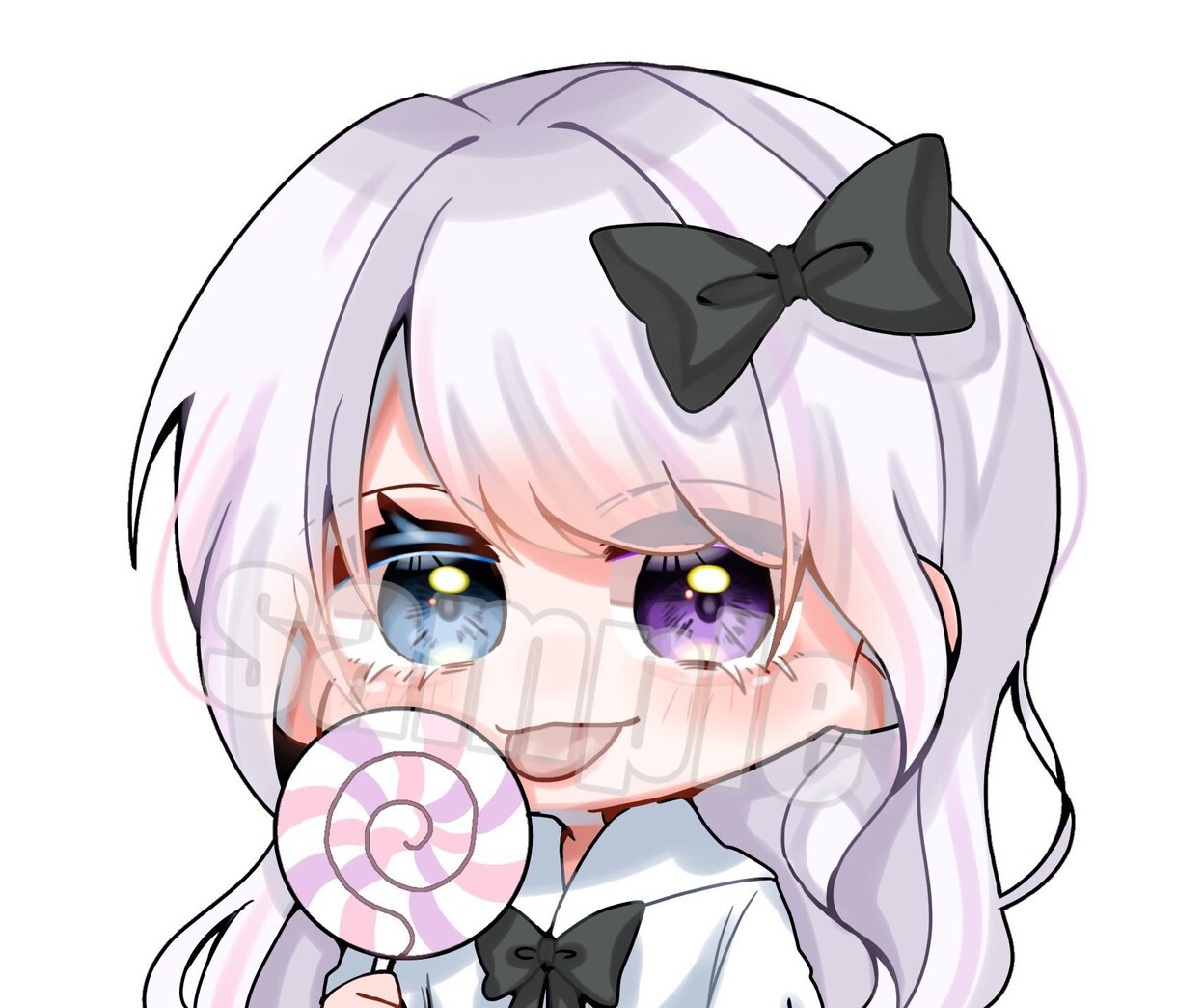 デフォ限定の可愛いイラスト作成致します 可愛いデフォ絵(夢、ペア○)を得意としております。 イメージ2