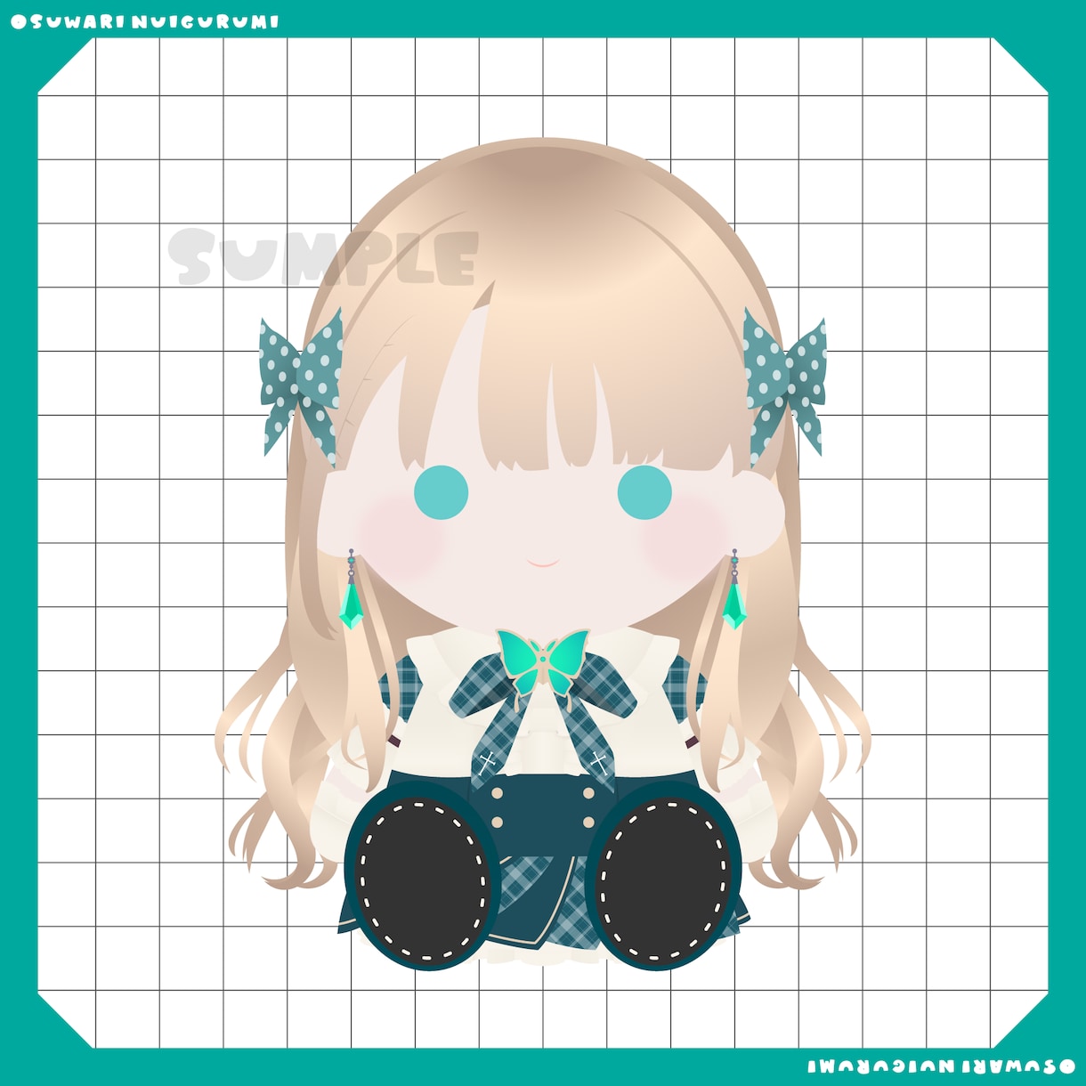 3件限定価格！ぬいぐるみイラストをお描きします 限定価格は残り１枠！あなたのお姿をぬいぐるみ風イラストに！！ イメージ8