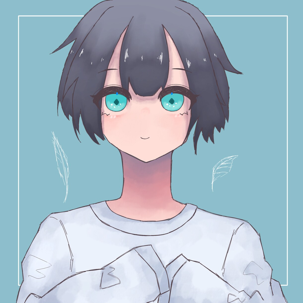 アイコンのイラストを描きます バストアップを描きます。人数は2人まで夢絵可能 イメージ3